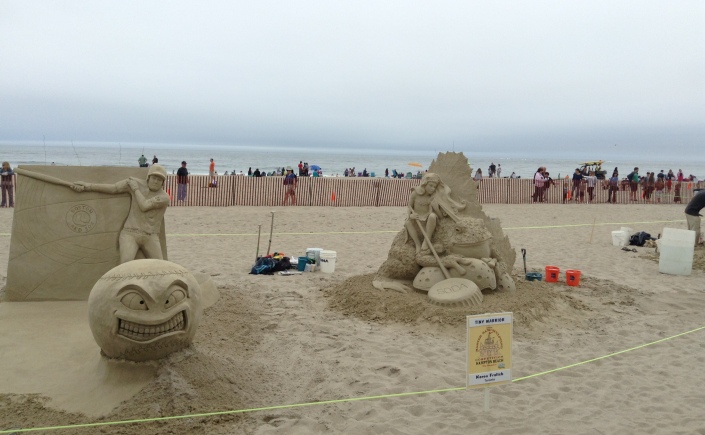 sand sculpture, event, ocean, beach, summer fun, author blog, life, art, 2017, June, hampton, books, writer, blogger,